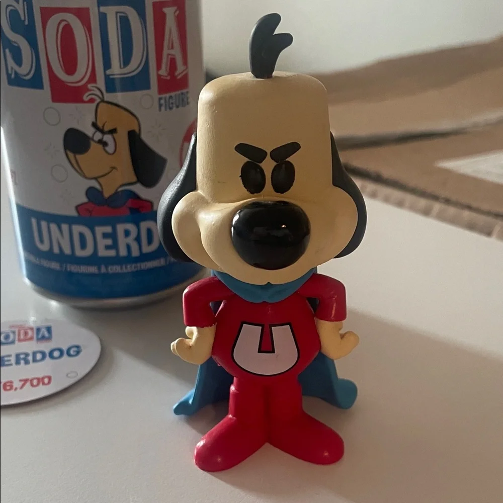 Funko Soda Underdog Figure in Red and Blue